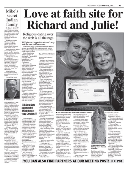 Sunday Post Article March 2011